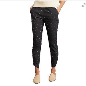 Marine Layer Allison Queen Of Hearts Pants Pull On Pockets